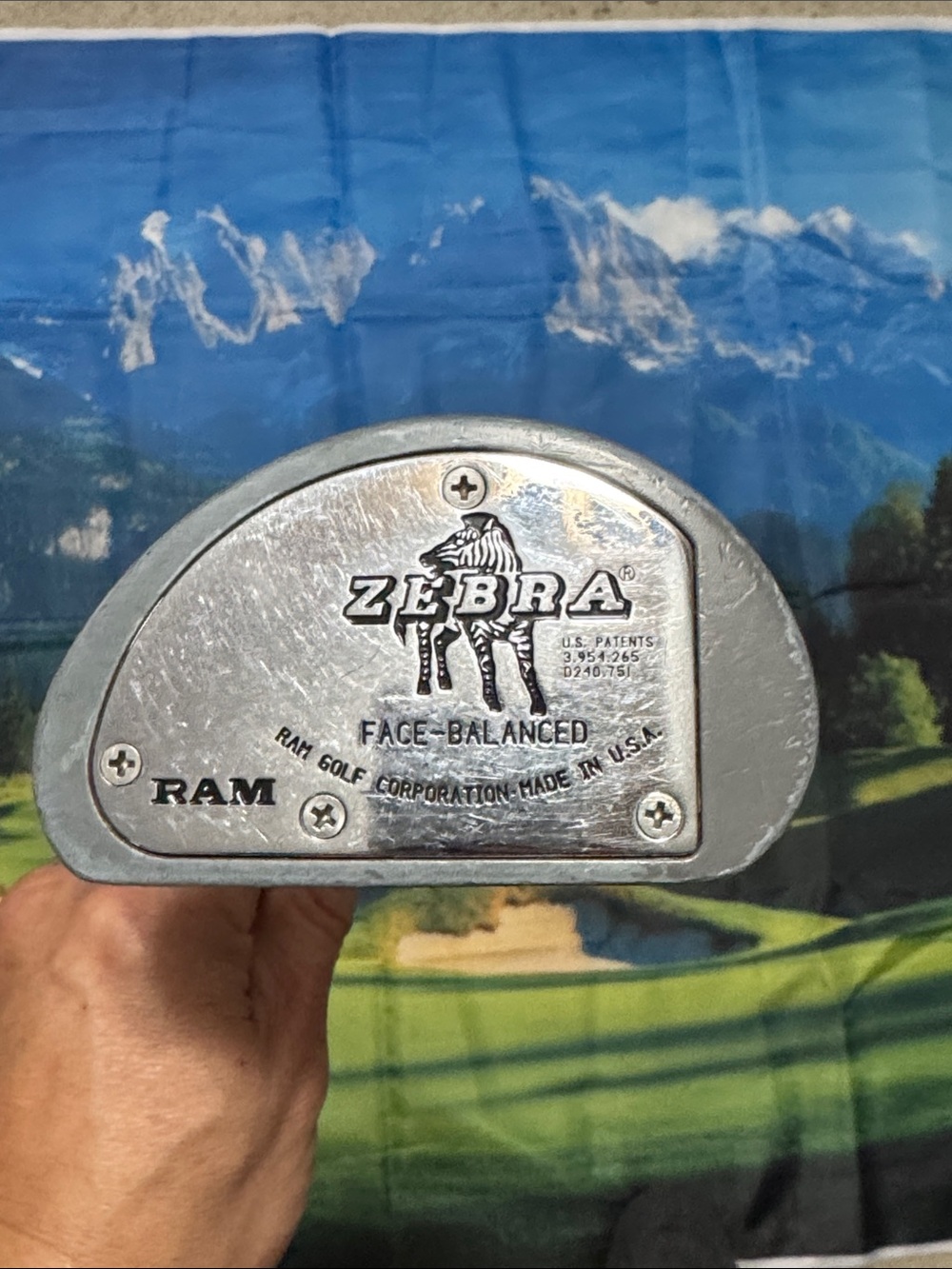 Vintage Zebra Putter by Ram Golf